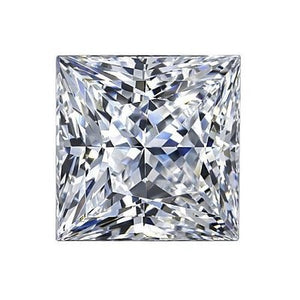 0.90ct F SI1 Princess Lab Created Diamond