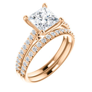 Princess Claw Set Style Engagement Ring