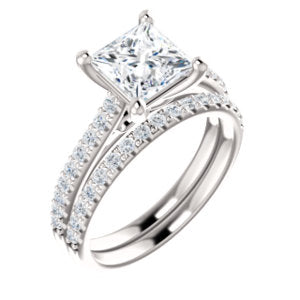 Princess Claw Set Style Engagement Ring