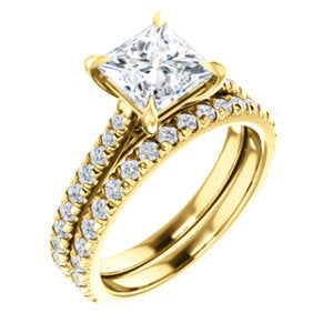 Princess Claw Set Style Engagement Ring