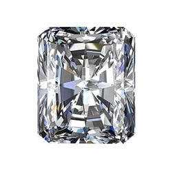 1.25ct F SI1 Radiant Lab Created Diamond