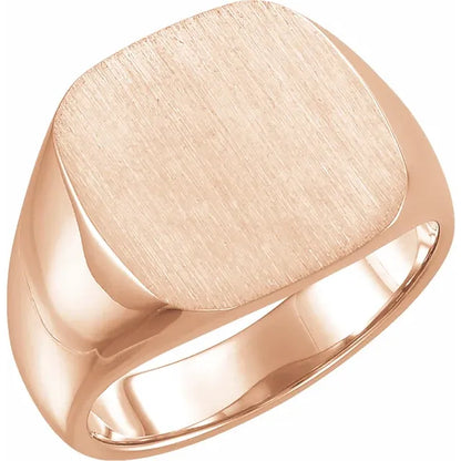 Men's Square Signet Ring