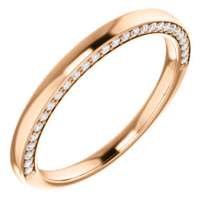 Hidden Lab Diamond Wedding Band