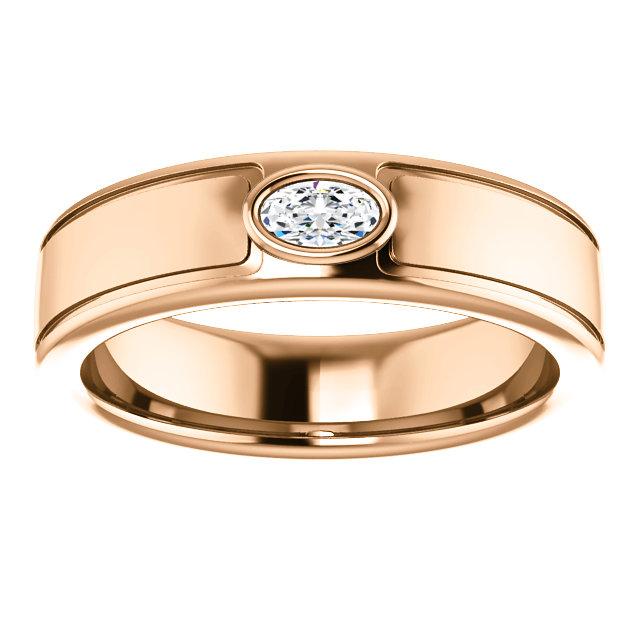 Men's Diamond Wedding Band - I Heart Moissanites