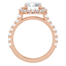Round Brilliant Halo Style Engagement Ring