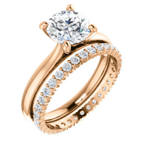 Four Claw Round Brilliant Solitaire Engagement Ring