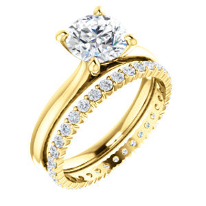 Four Claw Round Brilliant Solitaire Engagement Ring