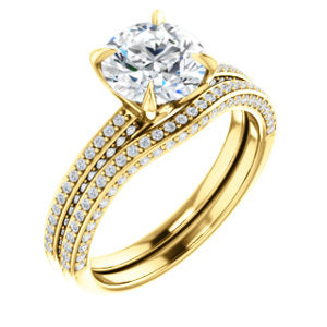 Round Brilliant Claw Set Style Engagement Ring