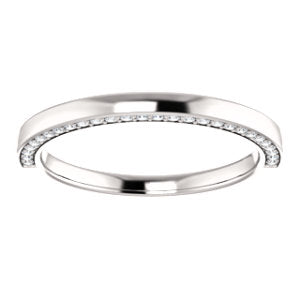 Hidden Lab Diamond Wedding Band