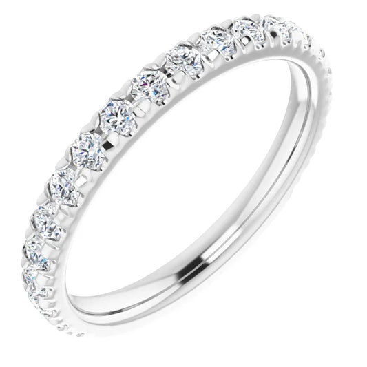 Lab Diamond Wedding Band