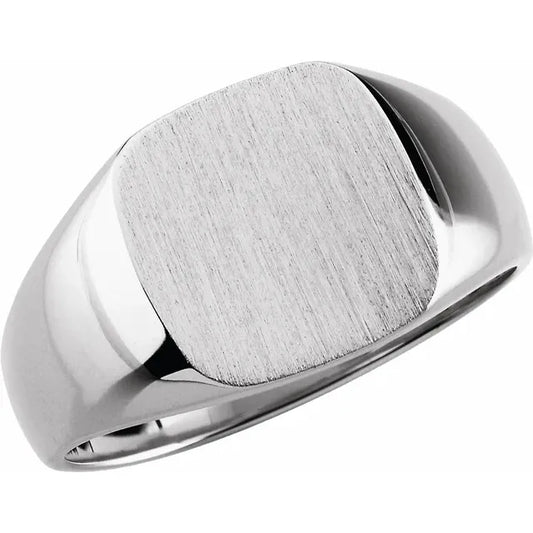 Men's Square Signet Ring