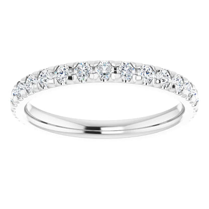 Lab Diamond Wedding Band