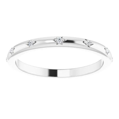 Round Brilliant Lab Grown Diamond Eternity Band