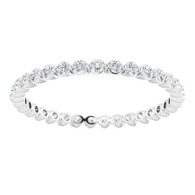 Round Brilliant Lab Grown Diamond Eternity Band