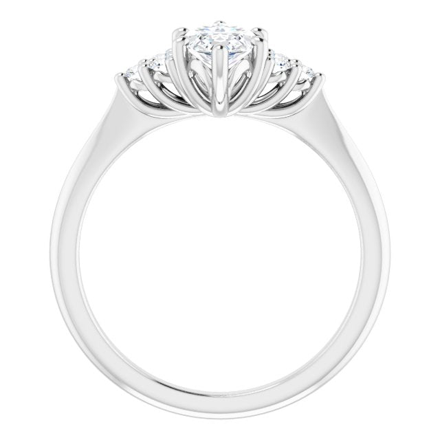 Marquise Antique Inspired Design Engagement Ring