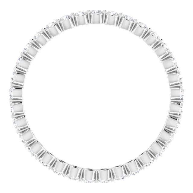 Round Brilliant Lab Grown Diamond Eternity Band