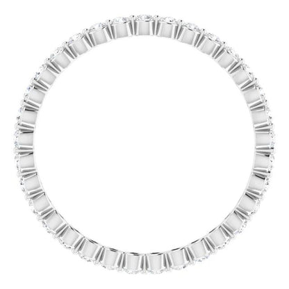 Round Brilliant Lab Grown Diamond Eternity Band