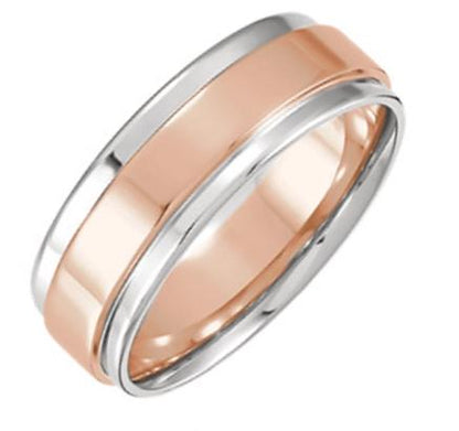 Men's Flat Edge Wedding Band