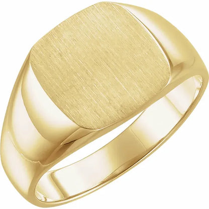 Men's Square Signet Ring