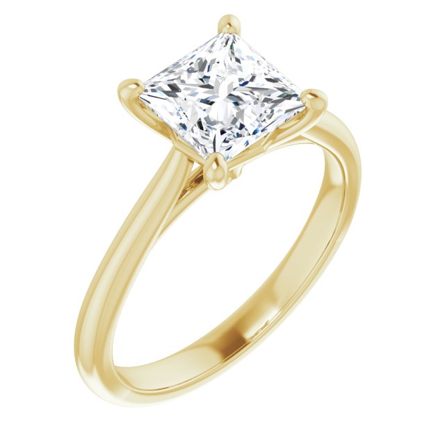 Princess Solitaire Engagement Ring