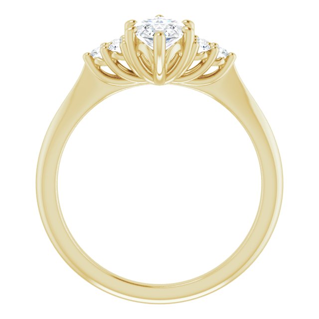 Marquise Antique Inspired Design Engagement Ring