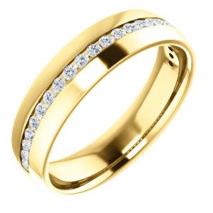 Men's Diamond Wedding Band - I Heart Moissanites