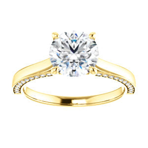 Round Brilliant Claw Set Style Engagement Ring