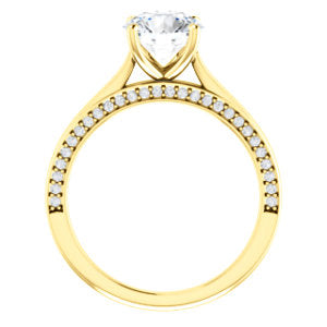 Round Brilliant Claw Set Style Engagement Ring